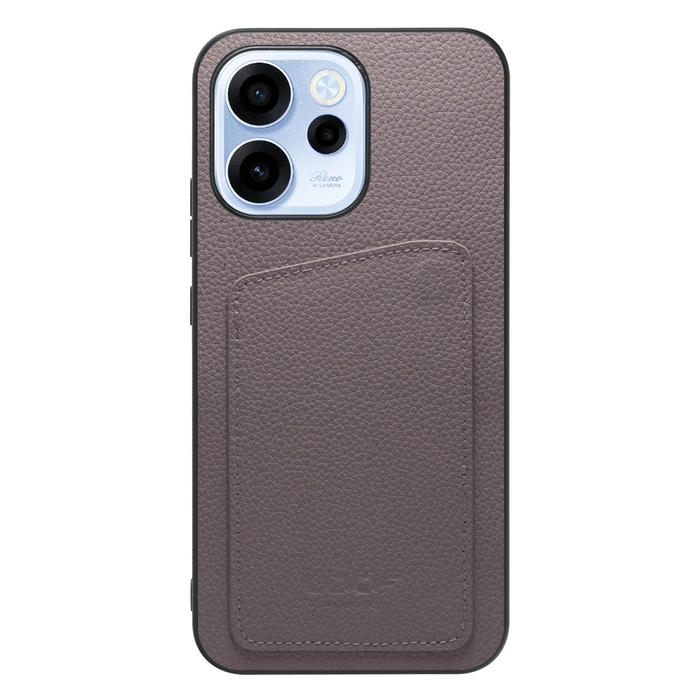[ LOOF INVISIBLE CARD CASE-SHELL ] OPPO Reno15 A CPH2801 A601OP スマホケース 背面 ケース カバー 本革 見えない収納 カード 見えない 落ちない マグネット [ OPPO Reno15 A ]