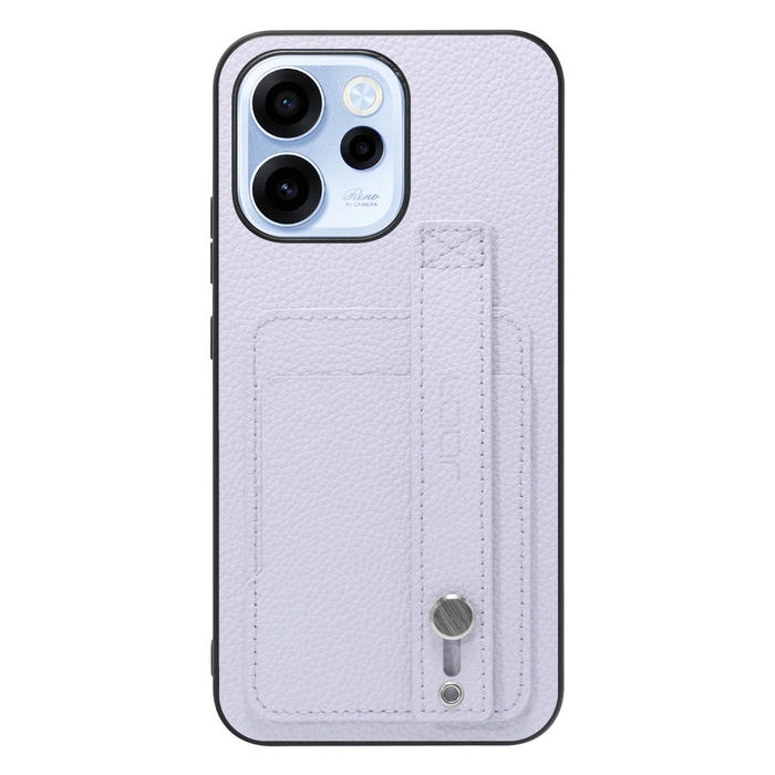 [ LOOF HOLD-SHELL CARD ] OPPO Reno15 A CPH2801 A601OP スマホケース 背面 ケース カバー ハードケース 背面ベルト カード入れ 本革 ストラップホール [ OPPO Reno15 A ]