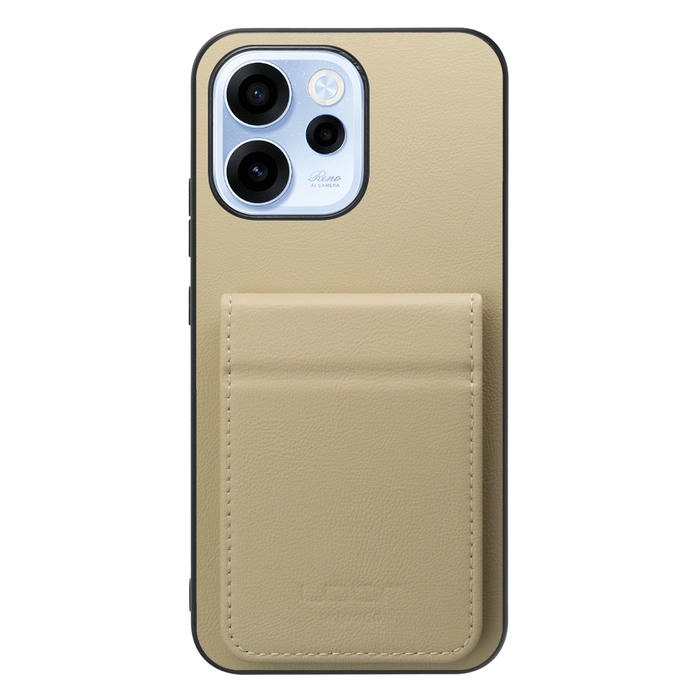 [ LOOF BASIC-SHELL SLIM CARD 2カード ] OPPO Reno15 A CPH2801 A601OP ケース 背面 カード収納 カード入れ カードポケット カバー スマホケース 薄型 大容量 本革 [ OPPO Reno15 A ]