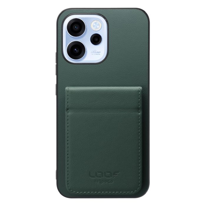 [ LOOF BASIC-SHELL SLIM CARD 2カード ] OPPO Reno15 A CPH2801 A601OP ケース 背面 カード収納 カード入れ カードポケット カバー スマホケース 薄型 大容量 本革 [ OPPO Reno15 A ]