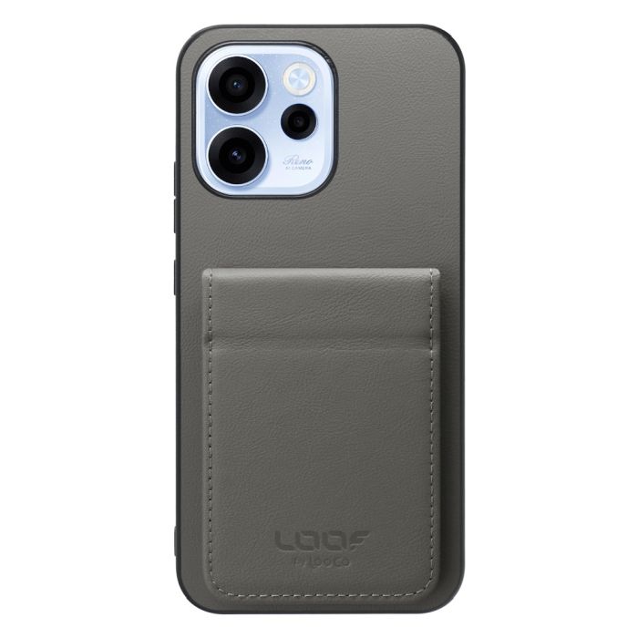 [ LOOF BASIC-SHELL SLIM CARD 2カード ] OPPO Reno15 A CPH2801 A601OP ケース 背面 カード収納 カード入れ カードポケット カバー スマホケース 薄型 大容量 本革 [ OPPO Reno15 A ]