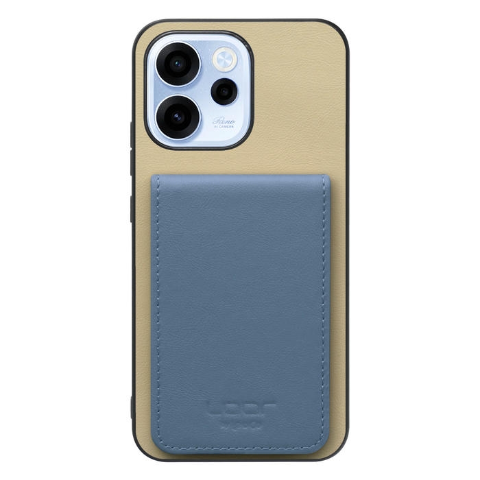 [ LOOF BASIC-SHELL SLIM CARD 4カード ] OPPO Reno15 A CPH2801 A601OP ケース 背面 カード収納 カード入れ カードポケット カバー スマホケース 薄型 大容量 本革 [ OPPO Reno15 A ]