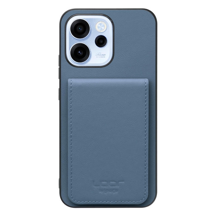 [ LOOF BASIC-SHELL SLIM CARD 4カード ] OPPO Reno15 A CPH2801 A601OP ケース 背面 カード収納 カード入れ カードポケット カバー スマホケース 薄型 大容量 本革 [ OPPO Reno15 A ]