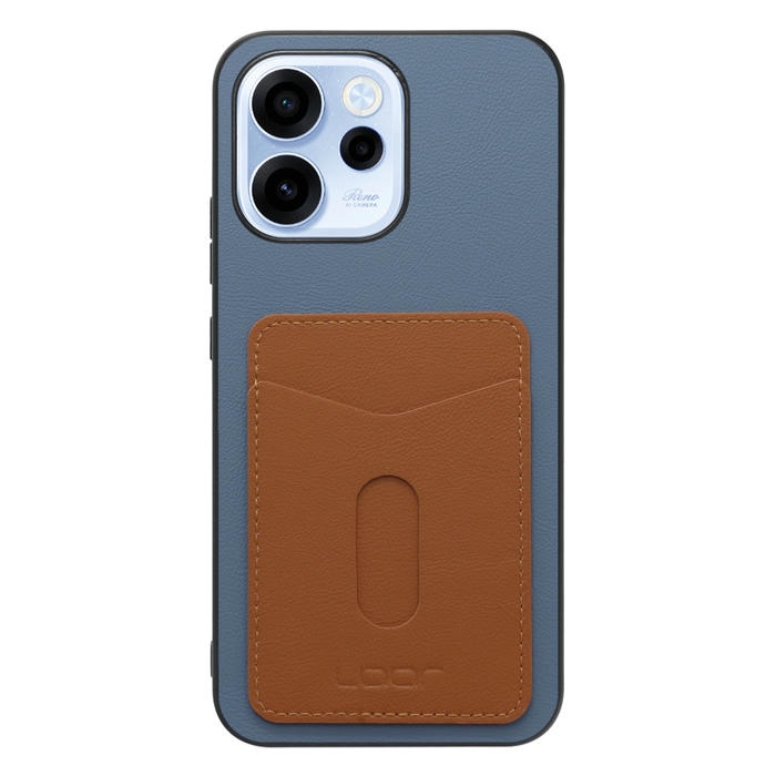 [ LOOF PASS-SHELL (LEATHER Ver.) スライド ] OPPO Reno15 A CPH2801 A601OP スマホケース 背面 ケース カバー ハードケース カード収納 カードホルダー ストラップホール [ OPPO Reno15 A ]