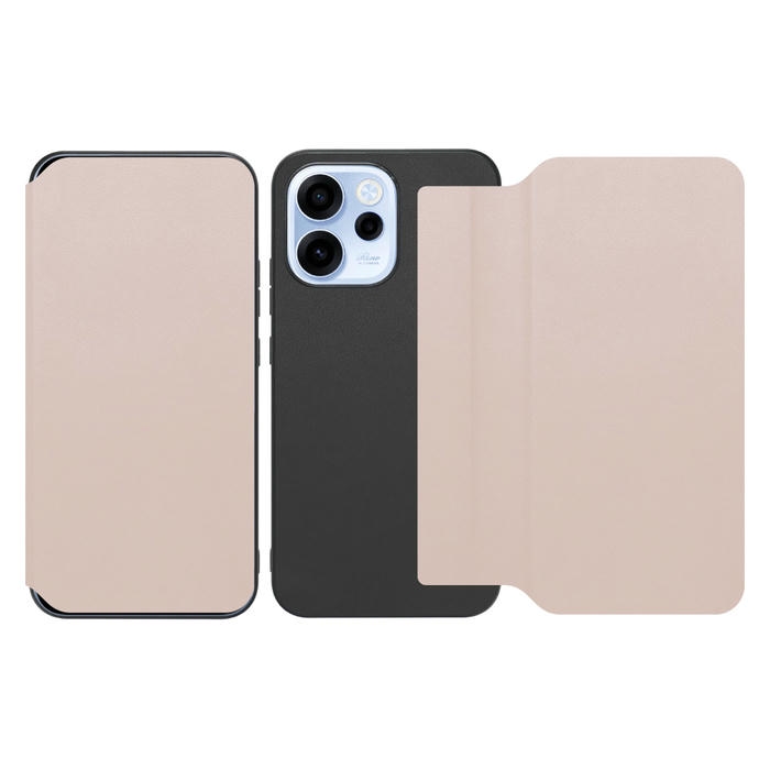 [ LOOF SLIM-FIT ] OPPO Reno15 A CPH2801 A601OP スマホケース 背面 ケース カバー 手帳型 ハードケース カード収納 ポケットあり/なし マグネットなし ストラップホール [ OPPO Reno15 A ]