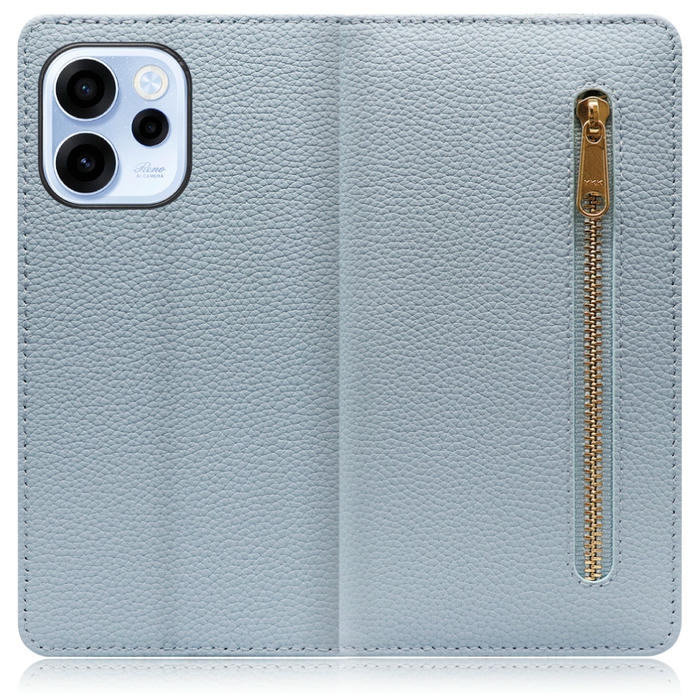 [ LOOF POCKET ] OPPO Reno15 A CPH2801 A601OP スマホケース ケース カバー 手帳型ケース カード収納 本革 マグネットなし ベルトなし ポケット ファスナー [ OPPO Reno15 A ]