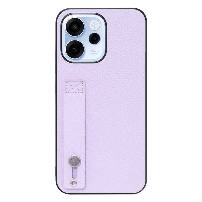 [ LOOF HOLD-SHELL ] OPPO Reno15 A CPH2801 A601OP スマホケース 背面 ケース カバー ハードケース 背面ベルト 本革 ストラップホール [ OPPO Reno15 A ]
