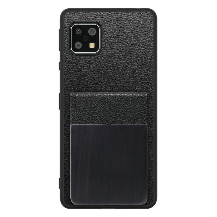 [ LOOF NATURE-SHELL ] AQUOS sense4 / sense4 lite / sense4 basic / sense5G / やさしいスマホ2 sense 4 4lite 4basic 5G sense4lite sense4basic ケース 背面 カード収納 カード入れ カードポケット カバー スマホケース 天然木 本革 [ AQUOS sense4/4 lite/4 basic/sense5G/やさしいスマホ2 ]