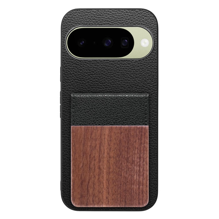[ LOOF NATURE-SHELL ] Google Pixel 10 / 10 Pro Google Pixel10 Pixel10pro ピクセル10 ピクセル10プロ ケース 背面 カード収納 カード入れ カードポケット カバー スマホケース 天然木 本革 [ Google Pixel 10 / 10 Pro ]