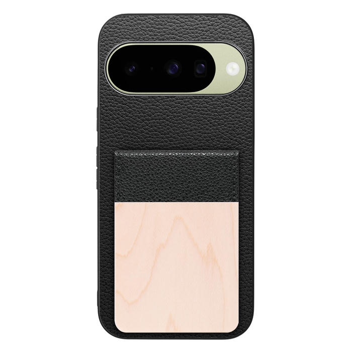 [ LOOF NATURE-SHELL ] Google Pixel 10 / 10 Pro Google Pixel10 Pixel10pro ピクセル10 ピクセル10プロ ケース 背面 カード収納 カード入れ カードポケット カバー スマホケース 天然木 本革 [ Google Pixel 10 / 10 Pro ]