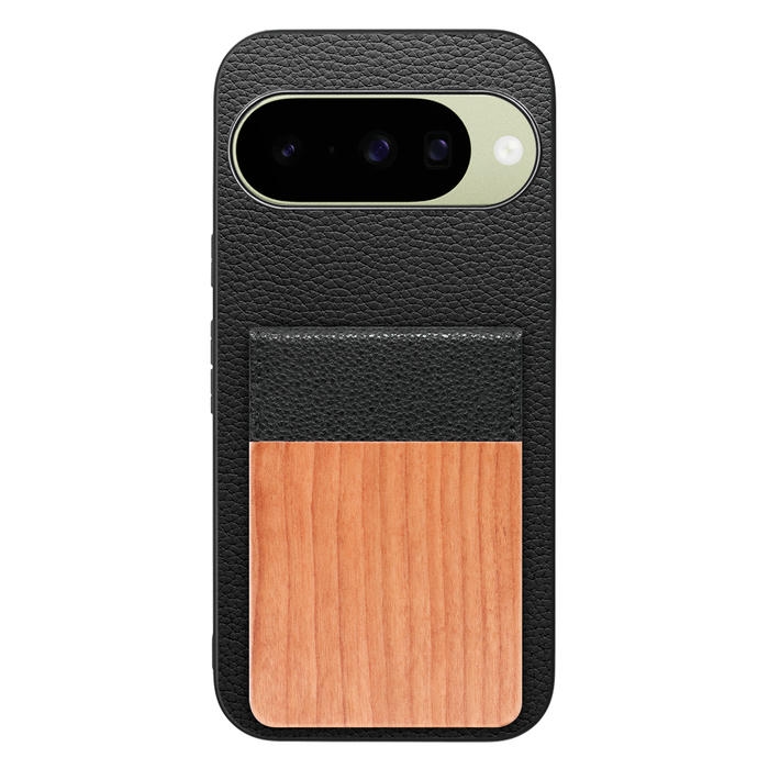 [ LOOF NATURE-SHELL ] Google Pixel 10 / 10 Pro Google Pixel10 Pixel10pro ピクセル10 ピクセル10プロ ケース 背面 カード収納 カード入れ カードポケット カバー スマホケース 天然木 本革 [ Google Pixel 10 / 10 Pro ]