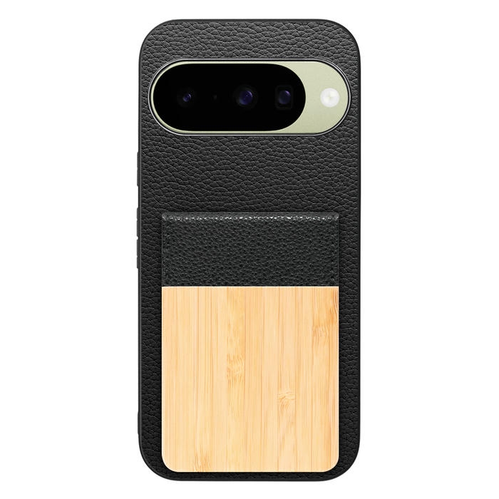 [ LOOF NATURE-SHELL ] Google Pixel 10 / 10 Pro Google Pixel10 Pixel10pro ピクセル10 ピクセル10プロ ケース 背面 カード収納 カード入れ カードポケット カバー スマホケース 天然木 本革 [ Google Pixel 10 / 10 Pro ]