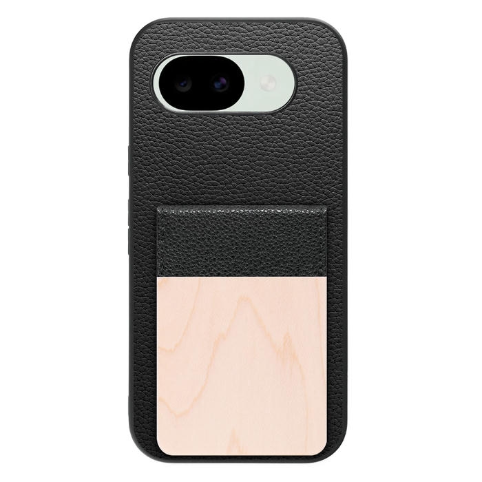 [ LOOF NATURE-SHELL ] Google Pixel 10a グーグル ピクセル ケース 背面 カード収納 カード入れ カードポケット カバー スマホケース 天然木 本革 [ Google Pixel 10a ]