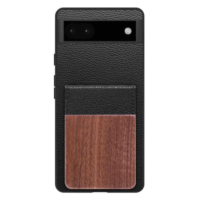 [ LOOF NATURE-SHELL ] Google Pixel 6a googlepixel6a pixel6a ケース 背面 カード収納 カード入れ カードポケット カバー スマホケース 天然木 本革 [ Google Pixel 6a ]