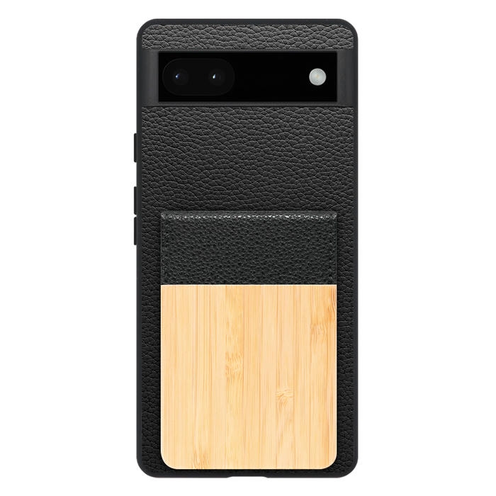 [ LOOF NATURE-SHELL ] Google Pixel 6a googlepixel6a pixel6a ケース 背面 カード収納 カード入れ カードポケット カバー スマホケース 天然木 本革 [ Google Pixel 6a ]
