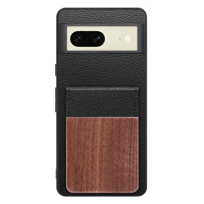 [ LOOF NATURE-SHELL ] Google pixel 7 googlepixel7 pixel7 ピクセル7 ケース 背面 カード収納 カード入れ カードポケット カバー スマホケース 天然木 本革 [ Google Pixel 7 ]