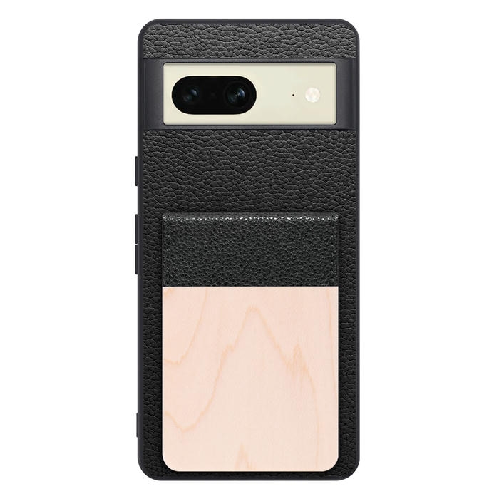 [ LOOF NATURE-SHELL ] Google pixel 7 googlepixel7 pixel7 ピクセル7 ケース 背面 カード収納 カード入れ カードポケット カバー スマホケース 天然木 本革 [ Google Pixel 7 ]