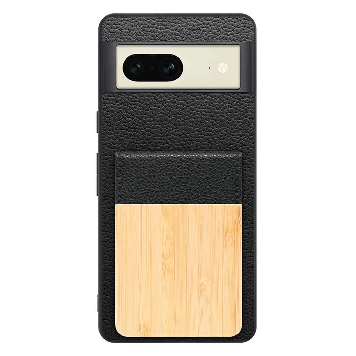 [ LOOF NATURE-SHELL ] Google pixel 7 googlepixel7 pixel7 ピクセル7 ケース 背面 カード収納 カード入れ カードポケット カバー スマホケース 天然木 本革 [ Google Pixel 7 ]