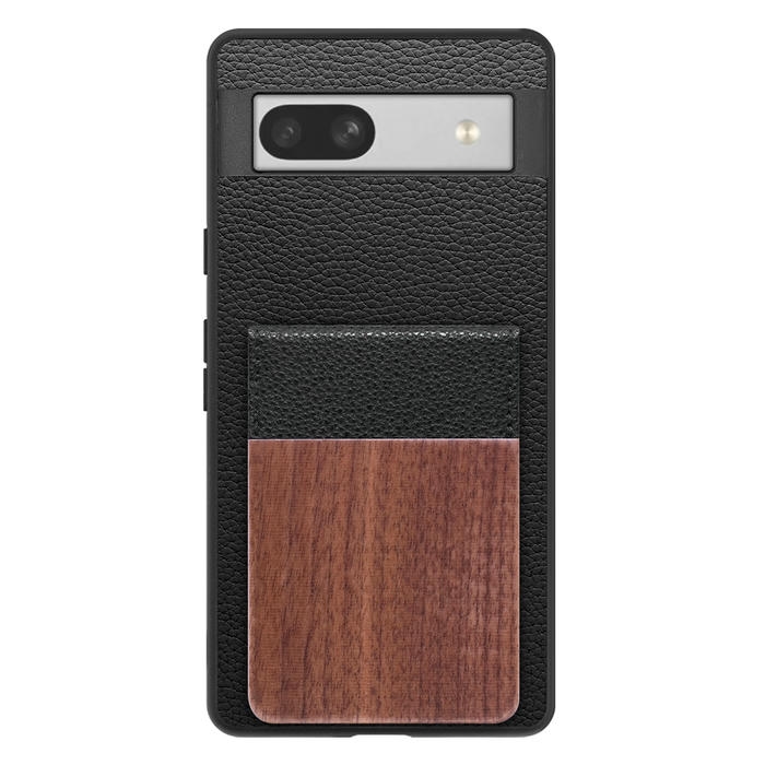 [ LOOF NATURE-SHELL ] Google Pixel 7a googlepixel7a pixel7a ケース 背面 カード収納 カード入れ カードポケット カバー スマホケース 天然木 本革 [ Google Pixel 7a ]