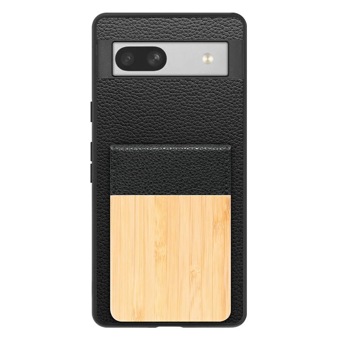 [ LOOF NATURE-SHELL ] Google Pixel 7a googlepixel7a pixel7a ケース 背面 カード収納 カード入れ カードポケット カバー スマホケース 天然木 本革 [ Google Pixel 7a ]