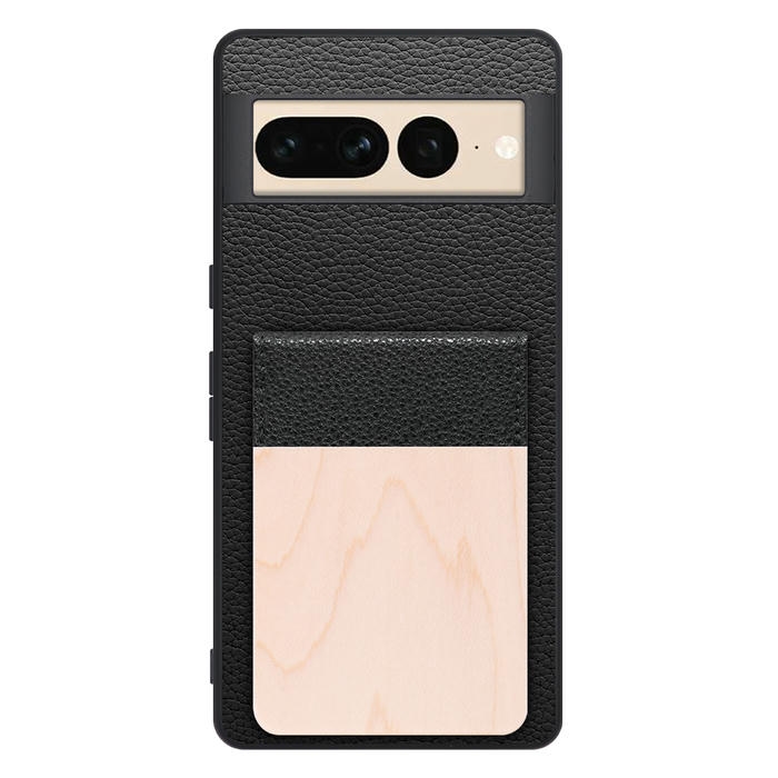 [ LOOF NATURE-SHELL ] Google pixel 7 Pro googlepixel7pro 7pro プロ ピクセル7pro ケース 背面 カード収納 カード入れ カードポケット カバー スマホケース 天然木 本革 [ Google Pixel 7 Pro ]