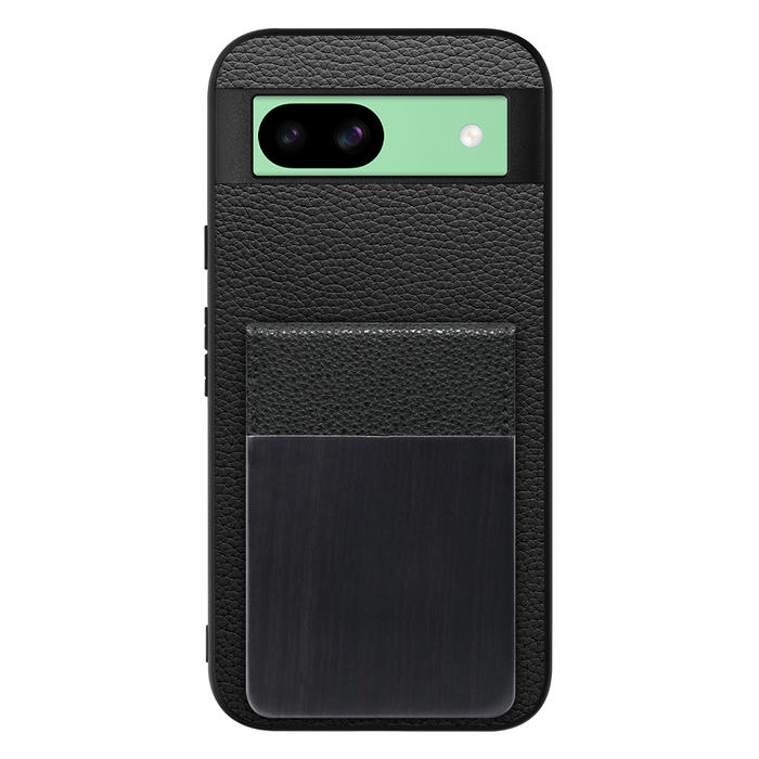 [ LOOF NATURE-SHELL ] Google Pixel 8a googlepixel8a Pixel8a ピクセル8a ケース 背面 カード収納 カード入れ カードポケット カバー スマホケース 天然木 本革 [ Google Pixel 8a ]