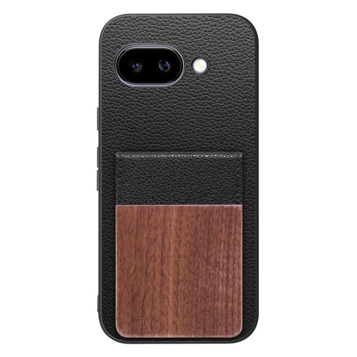 [ LOOF NATURE-SHELL ] Google Pixel 9a Google Pixel9a ピクセル9a ケース 背面 カード収納 カード入れ カードポケット カバー スマホケース 天然木 本革 [ Google Pixel 9a ]