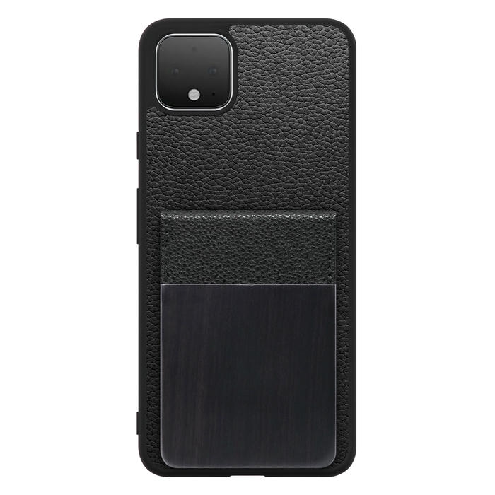 [ LOOF NATURE-SHELL ] Google Pixel 4 XL googlepixel pixel4xl ピクセル4XL ケース 背面 カード収納 カード入れ カードポケット カバー スマホケース 天然木 本革 [ Google Pixel 4 XL ]