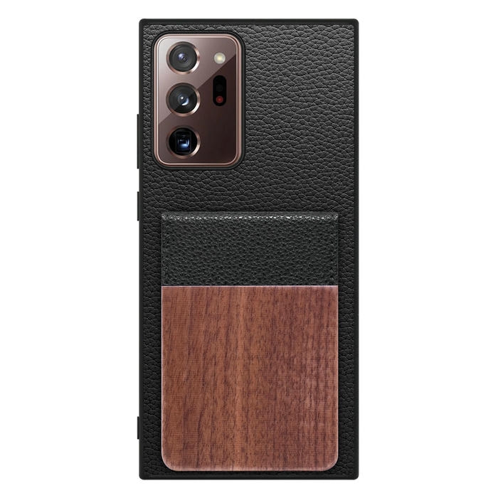 [ LOOF NATURE-SHELL ] Galaxy Note 20 Ultra 5G note20ultra5g note20 ケース 背面 カード収納 カード入れ カードポケット カバー スマホケース 天然木 本革 [ Galaxy Note20 Ultra ]