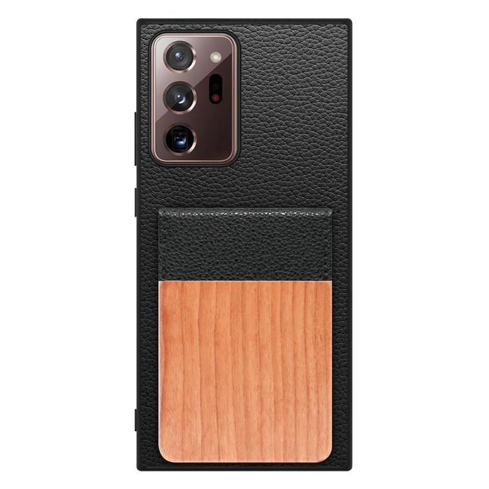 [ LOOF NATURE-SHELL ] Galaxy Note 20 Ultra 5G note20ultra5g note20 ケース 背面 カード収納 カード入れ カードポケット カバー スマホケース 天然木 本革 [ Galaxy Note20 Ultra ]