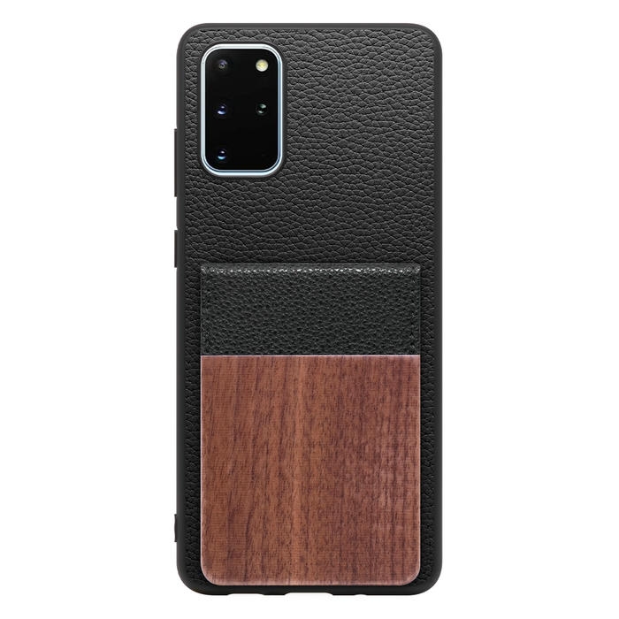 [ LOOF NATURE-SHELL ] Galaxy S20+ 5G SC-52A / SCG02 s20plus S20 plus s20プラス s20+5g s20plus5g ケース 背面 カード収納 カード入れ カードポケット カバー スマホケース 天然木 本革 [ Galaxy S20+ 5G ]