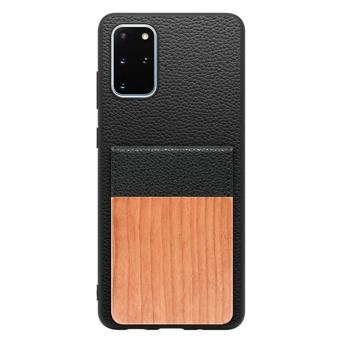 [ LOOF NATURE-SHELL ] Galaxy S20+ 5G SC-52A / SCG02 s20plus S20 plus s20プラス s20+5g s20plus5g ケース 背面 カード収納 カード入れ カードポケット カバー スマホケース 天然木 本革 [ Galaxy S20+ 5G ]