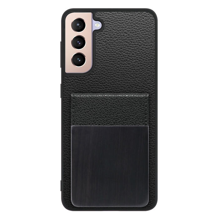 [ LOOF NATURE-SHELL ] Galaxy S21+ 5G SCG10 s21plus s21 plus s21plus5g s21+5g ケース 背面 カード収納 カード入れ カードポケット カバー スマホケース 天然木 本革 [ Galaxy S21+ 5G ]