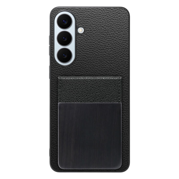 [ LOOF NATURE-SHELL ] Galaxy S26+ Samsung SC-52G ケース 背面 カード収納 カード入れ カードポケット カバー スマホケース 天然木 本革 [ Galaxy S26+ ]