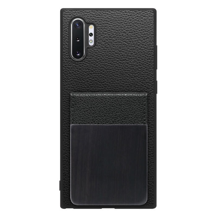 [ LOOF NATURE-SHELL ] Galaxy Note10+ SC-01M / SCV45 note10+ note10plus note10 plus ケース 背面 カード収納 カード入れ カードポケット カバー スマホケース 天然木 本革 [ Galaxy Note10+ ]