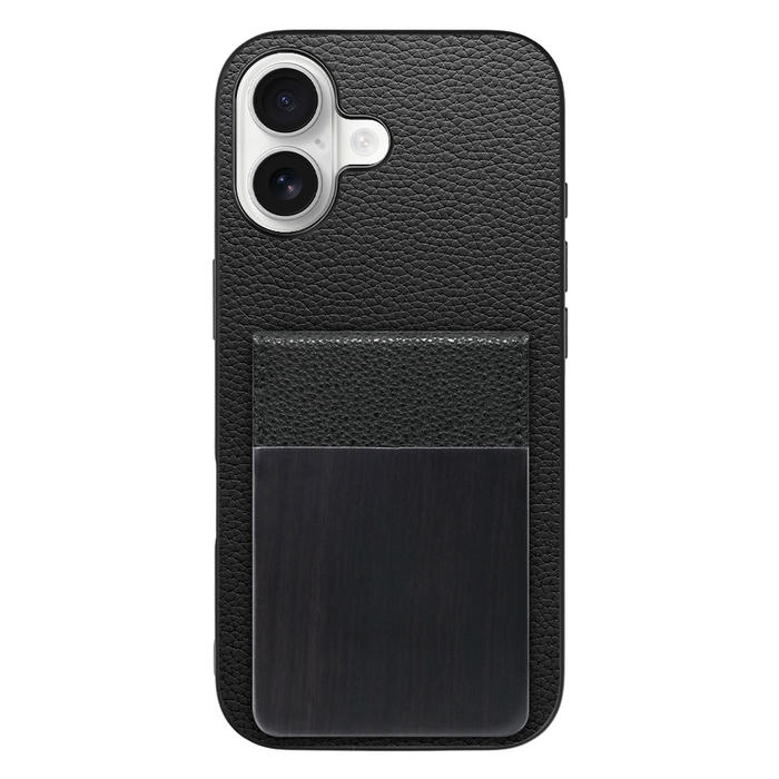 [ LOOF NATURE-SHELL ] iPhone 17 iPhone17 アイフォン17 iPhone 17 アイフォン 17 ケース 背面 カード収納 カード入れ カードポケット カバー スマホケース 天然木 本革 [ iPhone 17 用 ]
