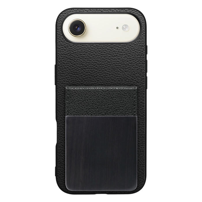 [ LOOF NATURE-SHELL ] iPhone Air iPhone Air アイフォン エア iPhoneAir ケース 背面 カード収納 カード入れ カードポケット カバー スマホケース 天然木 本革 [ iPhone Air 用 ]