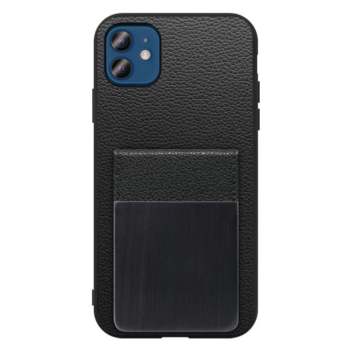 [ LOOF NATURE-SHELL ] iPhone 12 / 12 Pro iphone12 iphone12pro 12pro 12プロ ケース 背面 カード収納 カード入れ カードポケット カバー スマホケース 天然木 本革 [ iPhone 12 / 12 Pro ]