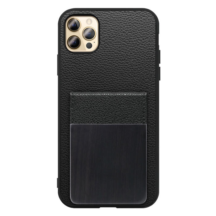 [ LOOF NATURE-SHELL ] iPhone 12 Pro Max iphone12promax 12promax 12プロマックス ケース 背面 カード収納 カード入れ カードポケット カバー スマホケース 天然木 本革 [ iPhone 12 Pro Max ]
