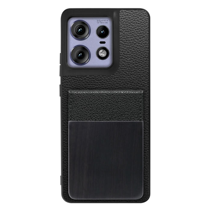 [ LOOF NATURE-SHELL ] motorola edge 50 pro / 50s pro  ケース 背面 カード収納 カード入れ カードポケット カバー スマホケース 天然木 本革 [ motorola edge 50 pro / 50s pro ]