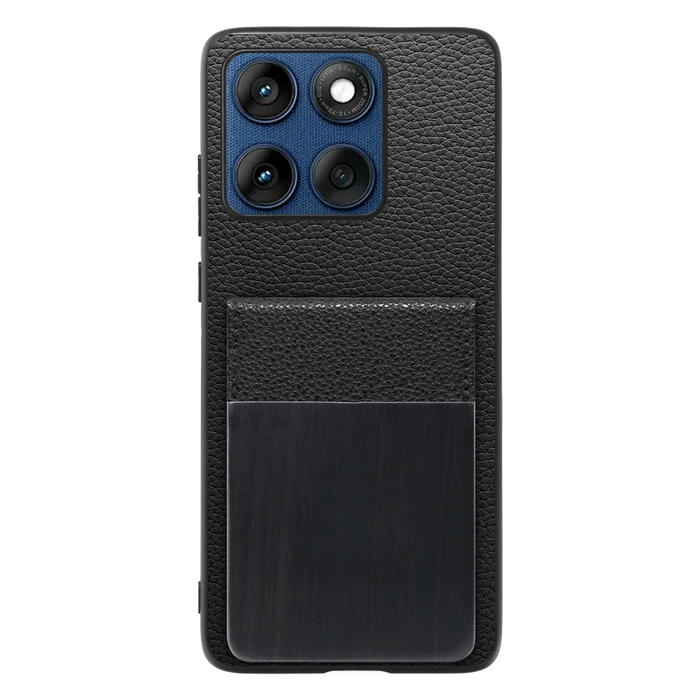 [ LOOF NATURE-SHELL ] motorola edge 60 モトローラ XT2507-3 XT2507-6 ケース 背面 カード収納 カード入れ カードポケット カバー スマホケース 天然木 本革 [ motorola edge 60 ]