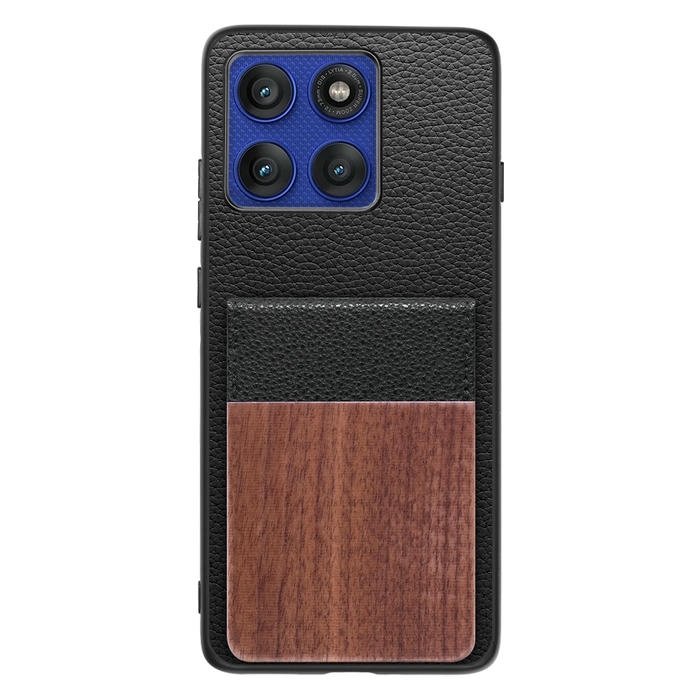 [ LOOF NATURE-SHELL ] motorola edge 60 pro / 60s pro  ケース 背面 カード収納 カード入れ カードポケット カバー スマホケース 天然木 本革 [ motorola edge 60 pro / 60s pro ]
