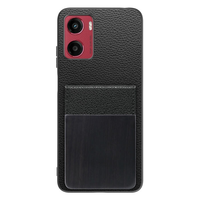 [ LOOF NATURE-SHELL ] moto g05 motorola ケース 背面 カード収納 カード入れ カードポケット カバー スマホケース 天然木 本革 [ moto g05 ]