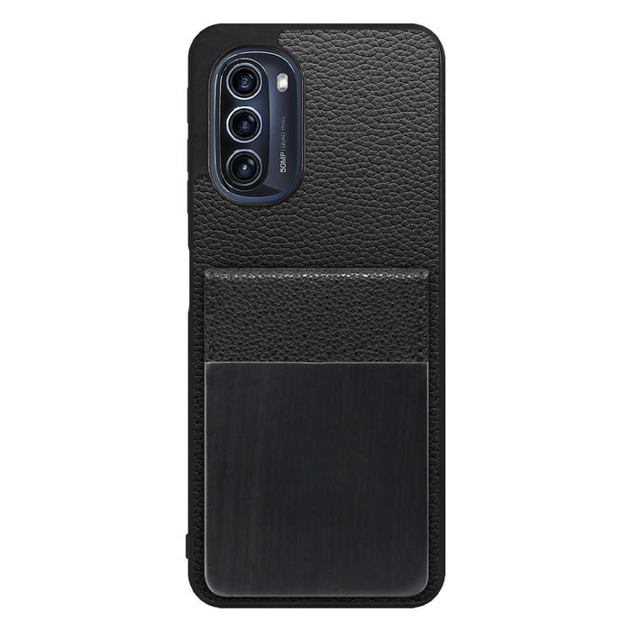 [ LOOF NATURE-SHELL ] moto g52j 5G motog52j5g motog52j ケース 背面 カード収納 カード入れ カードポケット カバー スマホケース 天然木 本革 [ moto g52j 5G ]