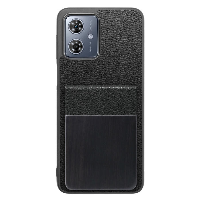 [ LOOF NATURE-SHELL ] moto g64 5G / g64y 5G  ケース 背面 カード収納 カード入れ カードポケット カバー スマホケース 天然木 本革 [ moto g64 5G / g64y 5G ]
