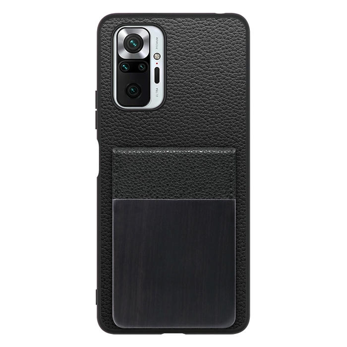 [ LOOF NATURE-SHELL ] Xiaomi Redmi Note 10 Pro redminote10pro note10pro redminote 10pro ケース 背面 カード収納 カード入れ カードポケット カバー スマホケース 天然木 本革 [ Redmi Note 10 Pro ]