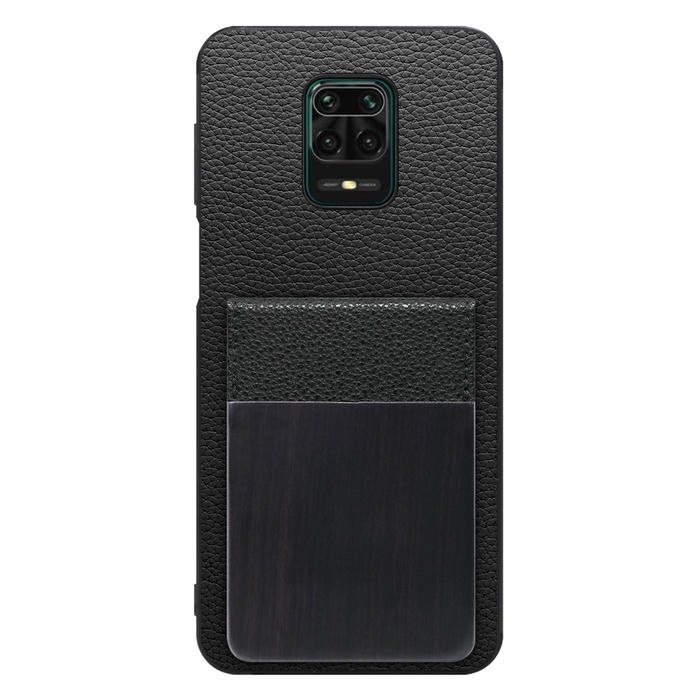 [ LOOF NATURE-SHELL ] Xiaomi Redmi Note 9S redminote9s note9S redminote ケース 背面 カード収納 カード入れ カードポケット カバー スマホケース 天然木 本革 [ Redmi Note 9S ]