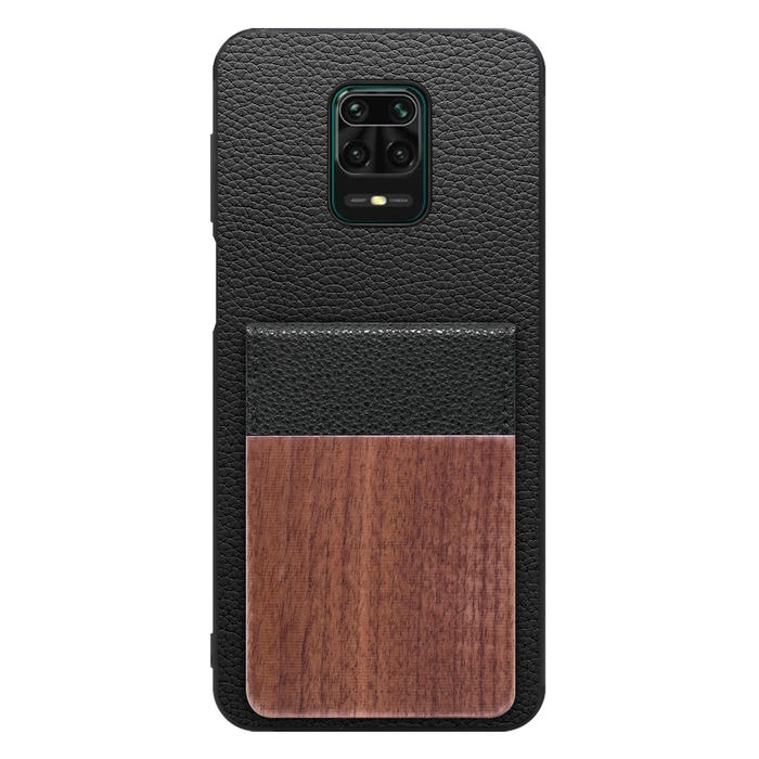 [ LOOF NATURE-SHELL ] Xiaomi Redmi Note 9S redminote9s note9S redminote ケース 背面 カード収納 カード入れ カードポケット カバー スマホケース 天然木 本革 [ Redmi Note 9S ]