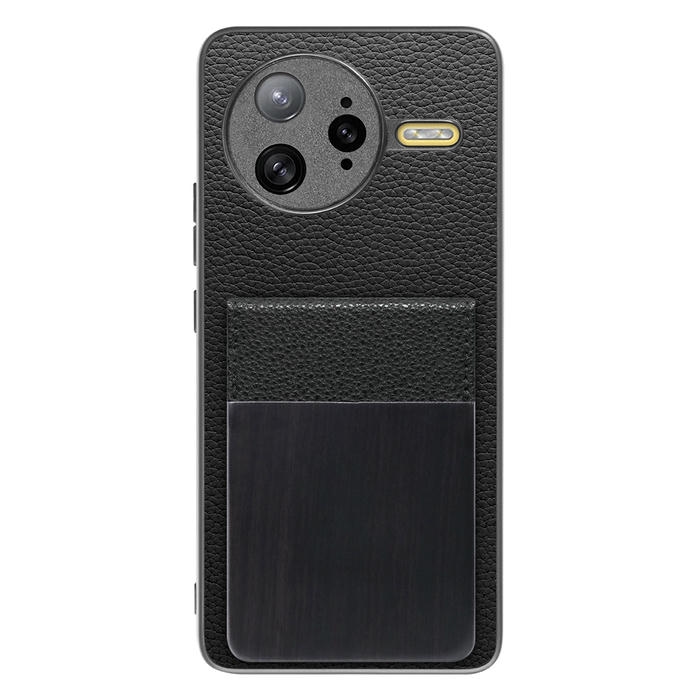[ LOOF NATURE-SHELL ] POCO F7 Ultra Xiaomi シャオミ ケース 背面 カード収納 カード入れ カードポケット カバー スマホケース 天然木 本革 [ POCO F7 Ultra ]