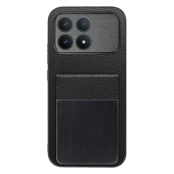 [ LOOF NATURE-SHELL ] POCO F8 Pro Xiaomi ケース 背面 カード収納 カード入れ カードポケット カバー スマホケース 天然木 本革 [ POCO F8 Pro ]